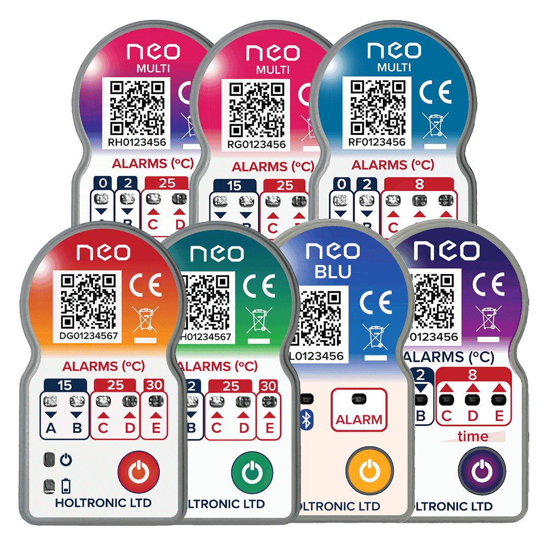 neo time temperature indicators with data download